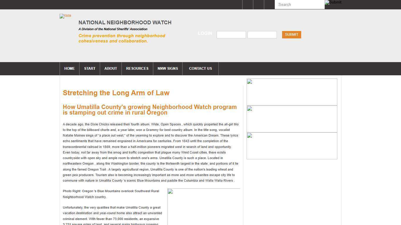 Stretching the Long Arm of Law | National Neighborhood Watch